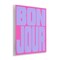 Stupell Industries Bonjour Pink & Blue Wall Plaque Design by House of Lulu
